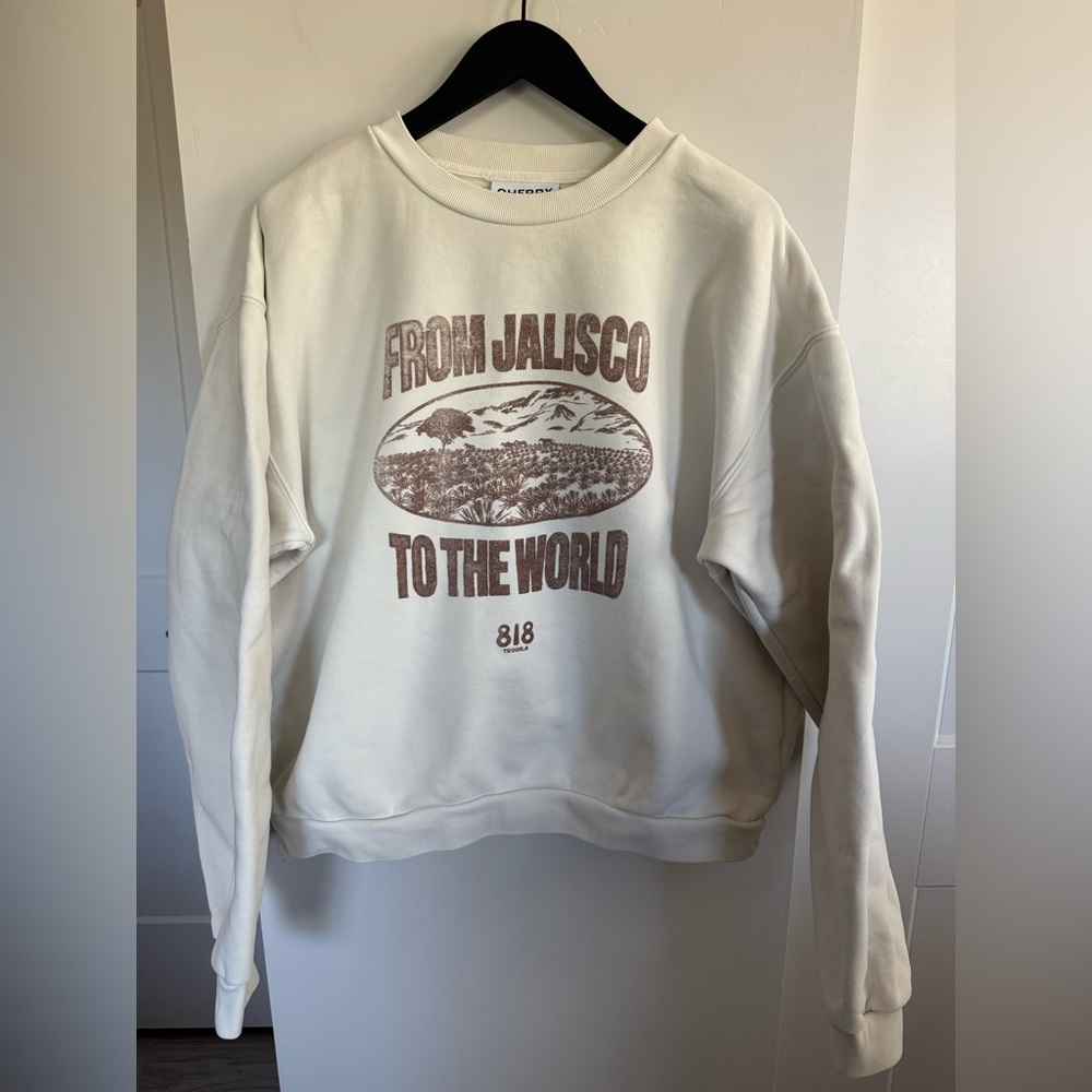 Cherry LA x 818 Tequila From Jalisco to the World Crewneck Size Medium Unisex